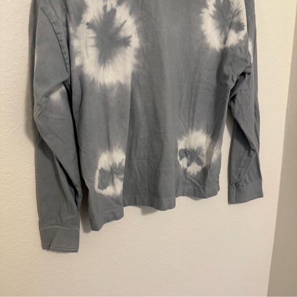 Richer Poorer The Relaxed Long Sleeve Pullover Top Blue Mirage Tie Dye Size S - Picture 3 of 8